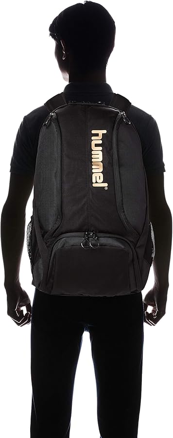 ❣️【最終価格】hummel バスケットボール用バックパック 黒 Amazon.co.jp: [ヒュンメル] リュック バックパック ブラック